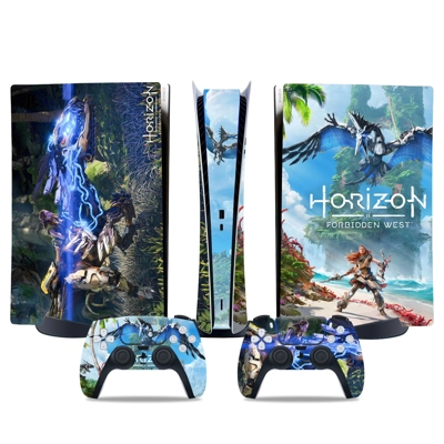 Horizon Forbidden West decal skin for PS5 Digital Console .. Horizon Forbidden West decal skin for PS5 Digital Console ..