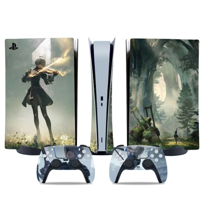 Nier Automata 2B decal skin for PS5 Digital Console and tw.. Nier Automata 2B decal skin for PS5 Digital Console and tw..