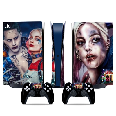 Harley Quinn decal skin for PS5 Digital Console and two Co.. Harley Quinn decal skin for PS5 Digital Console and two Co..