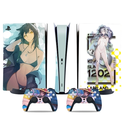 Lapland decal skin for PS5 Digital Console and two Control.. Lapland decal skin for PS5 Digital Console and two Control..