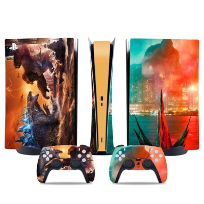 Godzilla vs Kong decal skin for PS5 Digital Console and tw.. Godzilla vs Kong decal skin for PS5 Digital Console and tw..