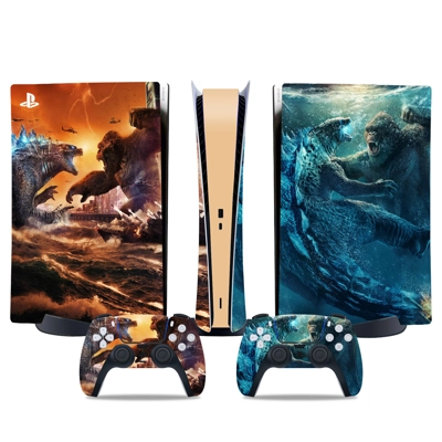 Godzilla vs Kong decal skin for PS5 Digital Console and tw.. Godzilla vs Kong decal skin for PS5 Digital Console and tw..