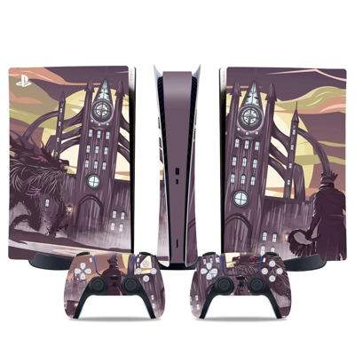Bloodborne decal skin for PS5 Digital Console and two Cont.. Bloodborne decal skin for PS5 Digital Console and two Cont..