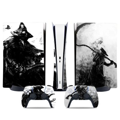 Bloodborne decal skin for PS5 Digital Console and two Cont.. Bloodborne decal skin for PS5 Digital Console and two Cont..