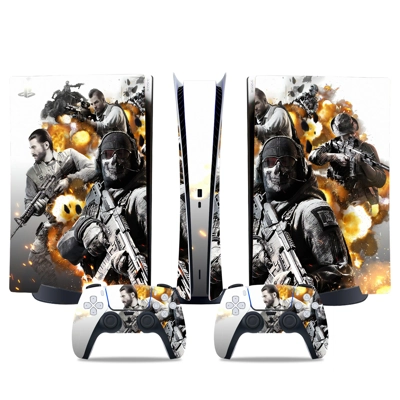 Call of Duty decal skin for PS5 Digital Console and two Co.. Call of Duty decal skin for PS5 Digital Console and two Co..