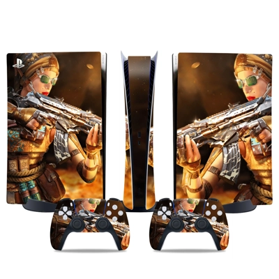 Call of Duty decal skin for PS5 Digital Console and two Controllers