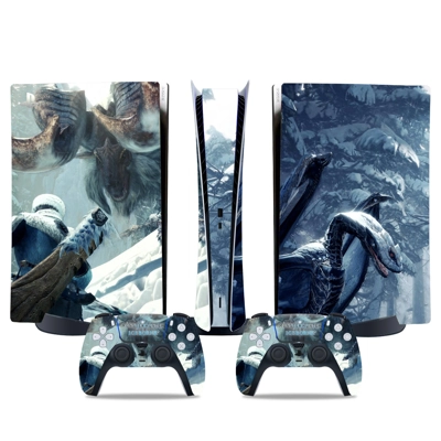 Monster Hunter Iceborne decal skin for PS5 Digital Console.. Monster Hunter Iceborne decal skin for PS5 Digital Console..