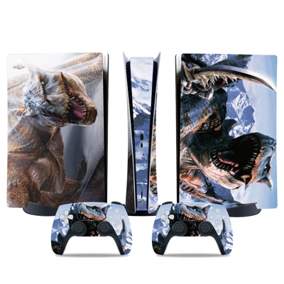 Monster Hunter Iceborne decal skin for PS5 Digital Console.. Monster Hunter Iceborne decal skin for PS5 Digital Console..
