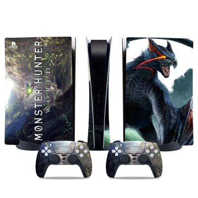 Monster Hunter World decal skin for PS5 Digital Console an.. Monster Hunter World decal skin for PS5 Digital Console an..
