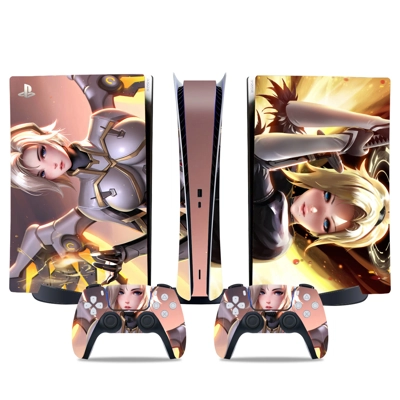 Overwatch decal skin for PS5 Digital Console and two Contr.. Overwatch decal skin for PS5 Digital Console and two Contr..
