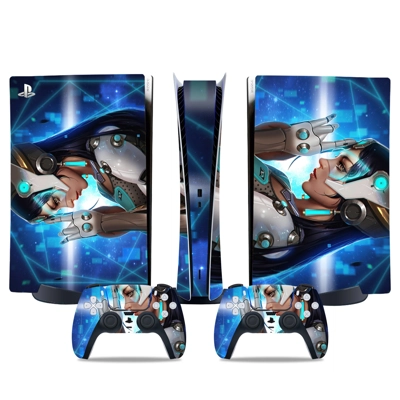 Overwatch decal skin for PS5 Digital Console and two Contr.. Overwatch decal skin for PS5 Digital Console and two Contr..