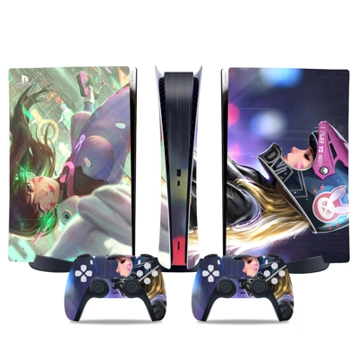Overwatch decal skin for PS5 Digital Console and two Contr.. Overwatch decal skin for PS5 Digital Console and two Contr..
