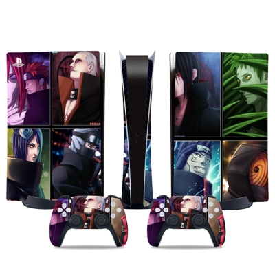 Naruto decal skin for PS5 Digital Console and two Controll.. Naruto decal skin for PS5 Digital Console and two Controll..
