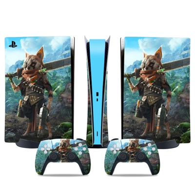 Biomutant decal skin for PS5 Digital Console and two Contr.. Biomutant decal skin for PS5 Digital Console and two Contr..