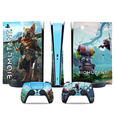 Biomutant decal skin for PS5 Digital Console and two Contr.. Biomutant decal skin for PS5 Digital Console and two Contr..