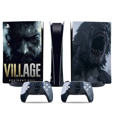 Resident Evil Village decal skin for PS5 Digital Console a.. Resident Evil Village decal skin for PS5 Digital Console a..