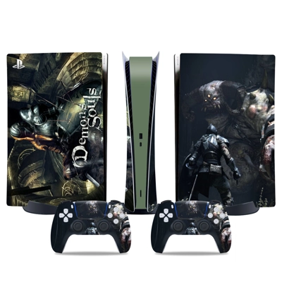 Demons Souls decal skin for PS5 Digital Console and two Co..