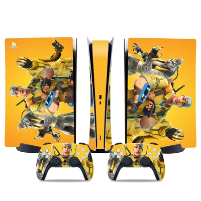 Fortnite decal skin for PS5 Digital Console and two Contro..