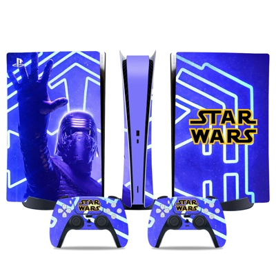 Star Wars decal skin for PS5 Digital Console and two Controllers