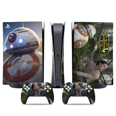 Star Wars decal skin for PS5 Digital Console and two Controllers