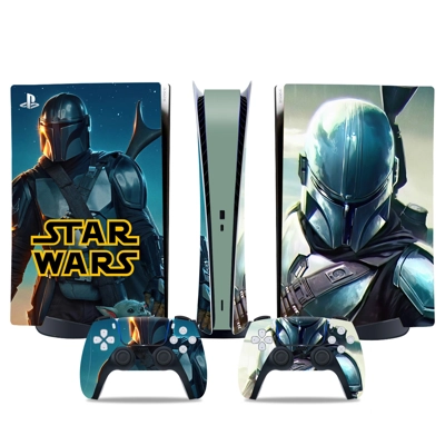 Star Wars decal skin for PS5 Digital Console and two Controllers