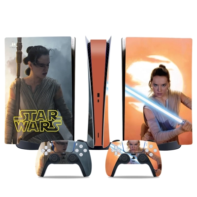 Star Wars decal skin for PS5 Digital Console and two Controllers