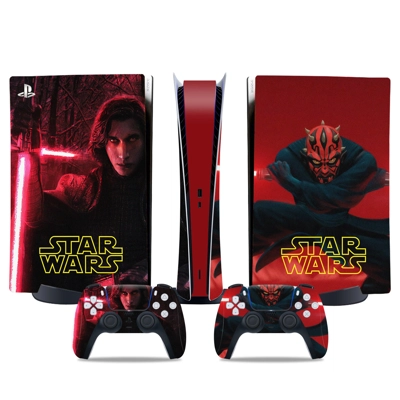 Star Wars decal skin for PS5 Digital Console and two Controllers