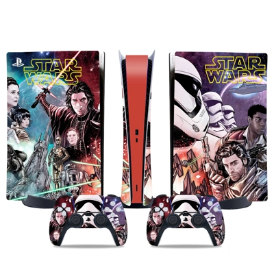 Star Wars decal skin for PS5 Digital Console and two Controllers