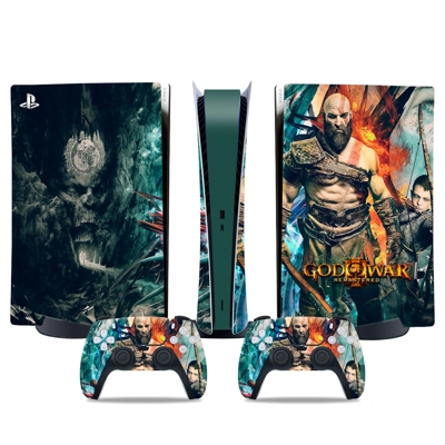 God of War Kratos decal skin for PS5 Digital Console and t..