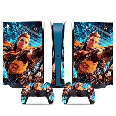 The Frozen Wilds decal skin for PS5 Digital Console and two Controllers