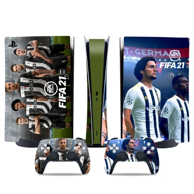FIFA 21 decal skin for PS5 Digital Console and two Control..