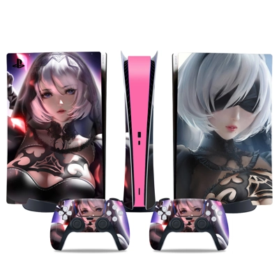 Nier Automata decal skin for PS5 Digital Console and two Controllers