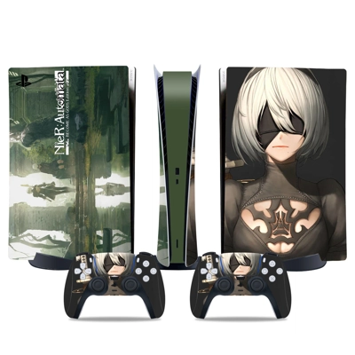 Nier Automata decal skin for PS5 Digital Console and two Controllers
