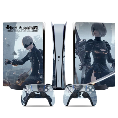 Nier Automata decal skin for PS5 Digital Console and two Controllers