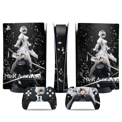 Nier Automata decal skin for PS5 Digital Console and two Controllers