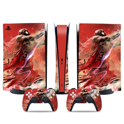 Michael Jordan decal skin for PS5 Digital Console and two Controllers