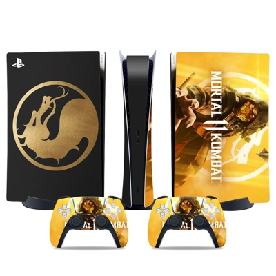 Mortal Kombat 11 decal skin for PS5 Digital Console and two Controllers