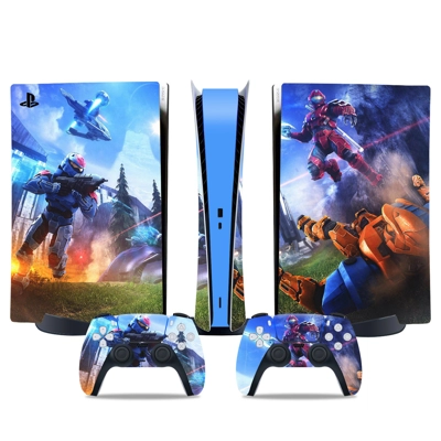 Halo 5 Guardians decal skin for PS5 Digital Console and two Controllers