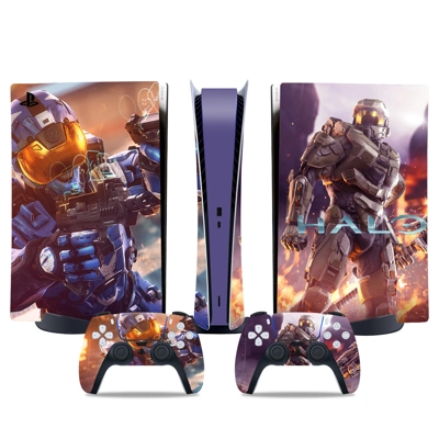 Halo 5 Guardians decal skin for PS5 Digital Console and two Controllers