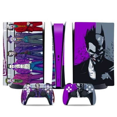 Batman VS Joker decal skin for PS5 Digital Console and two Controllers