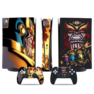 Avengers decal skin for PS5 Digital Console and two Controllers