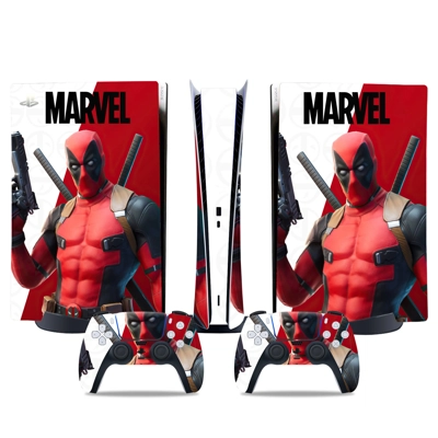 Spiderman decal skin for PS5 Digital Console and two Controllers