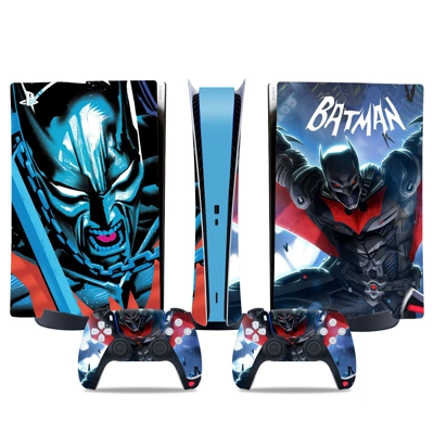 Batman decal skin for PS5 Digital Console and two Controllers