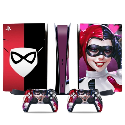 Batman decal skin for PS5 Digital Console and two Controllers