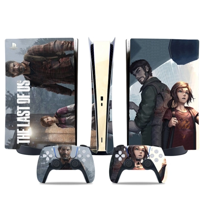 The Last of us decal skin for PS5 Digital Console and two .. The Last of us decal skin for PS5 Digital Console and two ..
