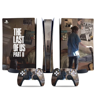 The Last of us decal skin for PS5 Digital Console and two .. The Last of us decal skin for PS5 Digital Console and two ..