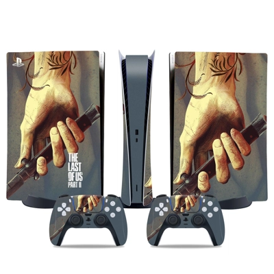 The Last of us decal skin for PS5 Digital Console and two .. The Last of us decal skin for PS5 Digital Console and two ..