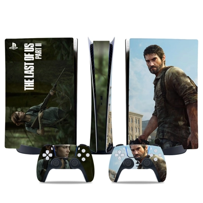 The Last of us decal skin for PS5 Digital Console and two .. The Last of us decal skin for PS5 Digital Console and two ..
