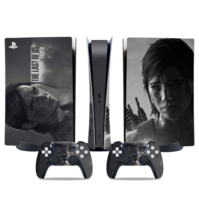 The Last of us decal skin for PS5 Digital Console and two Controllers