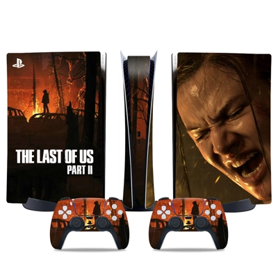 The Last of us decal skin for PS5 Digital Console and two .. The Last of us decal skin for PS5 Digital Console and two ..